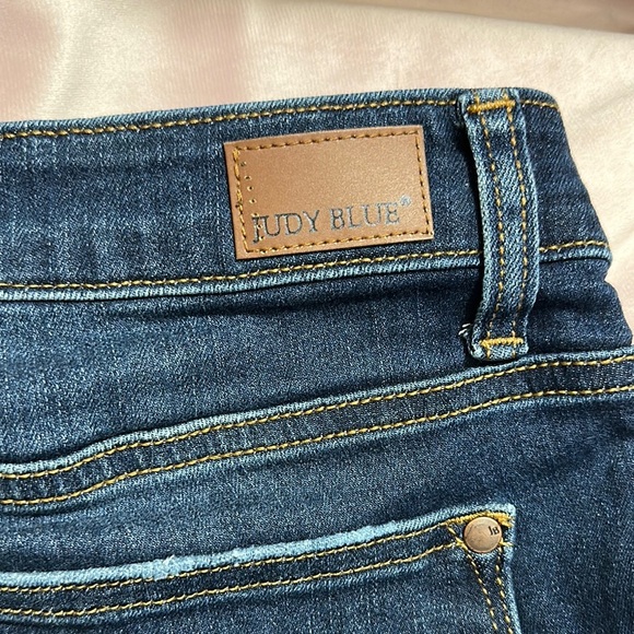 Judy Blue Straight Leg Blue Jeans Classic Style - Picture 3 of 9